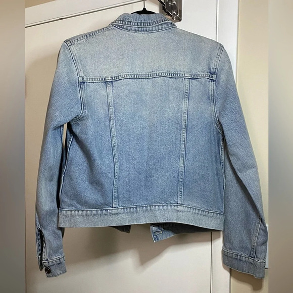 NWT Current/Elliott Light Wash Boulder Jean Jacket Dream Water Size 2 (Medium) - Picture 7 of 14